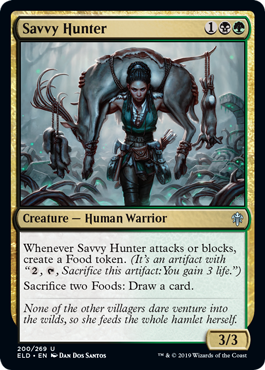 Savvy Hunter (Throne of Eldraine) Light Play