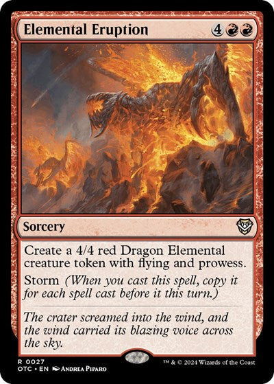 Elemental Eruption (Commander: Outlaws of Thunder Junction) Near Mint