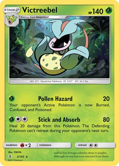 Victreebel (SM - Guardians Rising) Near Mint Reverse Holofoil