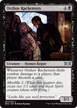 Orzhov Racketeers (Ravnica Allegiance) Light Play Foil