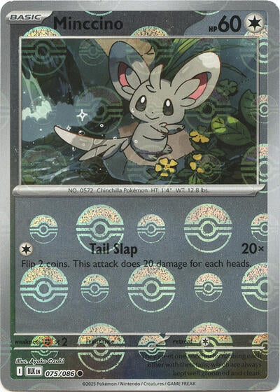 Minccino (Poke Ball Pattern) (SV: Black Bolt) Near Mint Holofoil