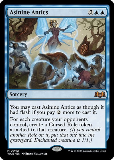Asinine Antics (Wilds of Eldraine) Near Mint Foil