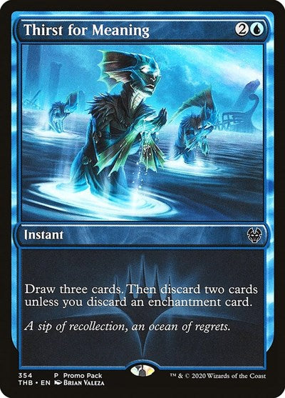 Thirst for Meaning (Promo Pack: Theros Beyond Death) Light Play