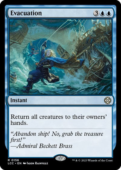 Evacuation (Commander: The Lost Caverns of Ixalan) Light Play