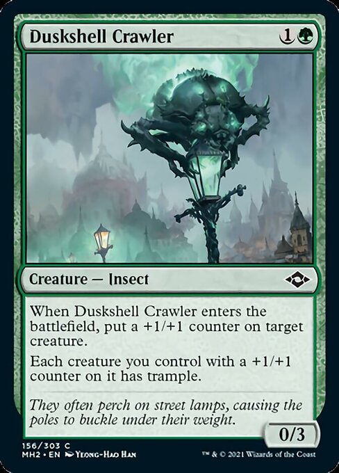 Duskshell Crawler (Modern Horizons 2) Light Play Foil