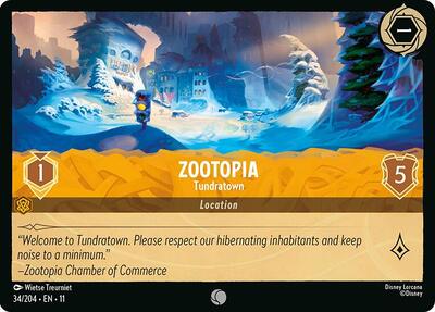 Zootopia - Tundratown (Winterspell) Near Mint