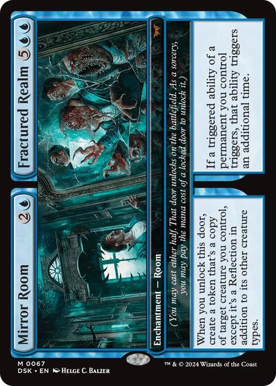 Mirror Room / Fractured Realm (Duskmourn: House of Horror) Near Mint Foil