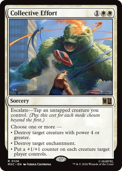 Collective Effort (Commander: Marvel Super Heroes) Near Mint