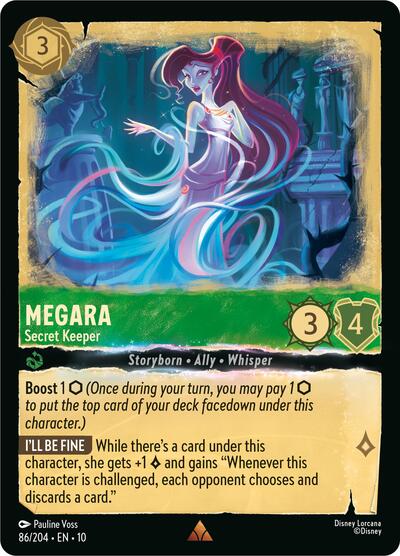 Megara - Secret Keeper (Whispers in the Well) Near Mint Holofoil