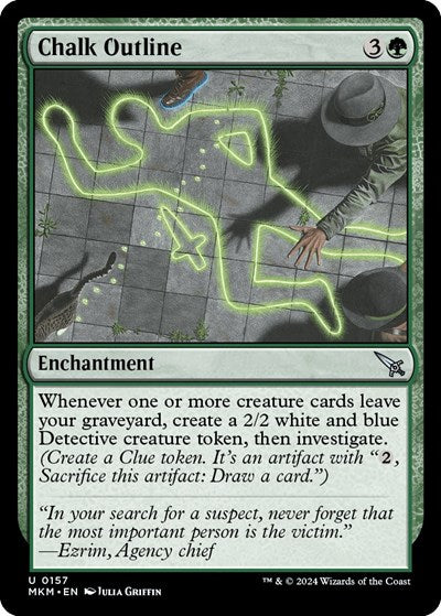 Chalk Outline (Murders at Karlov Manor) Light Play Foil