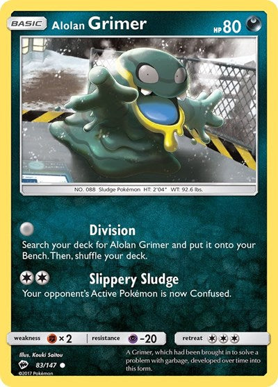 Alolan Grimer (SM - Burning Shadows) Near Mint