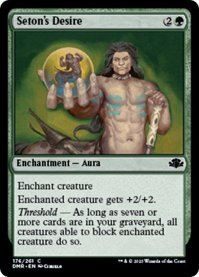 Seton's Desire (Dominaria Remastered) Light Play Foil