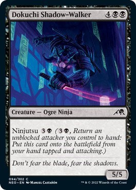 Dokuchi Shadow-Walker (Kamigawa: Neon Dynasty) Near Mint Foil