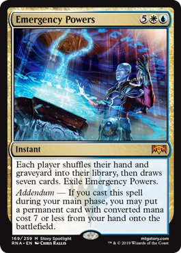 Emergency Powers (Ravnica Allegiance) Light Play