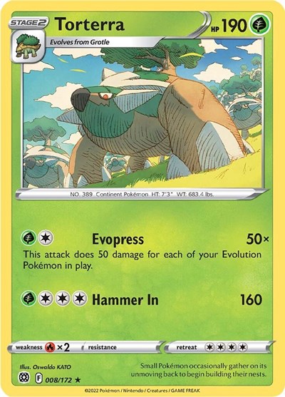 Torterra (SWSH09: Brilliant Stars) Near Mint Holofoil