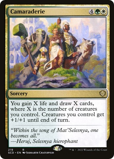Camaraderie (Commander 2022 Starter Decks) Light Play