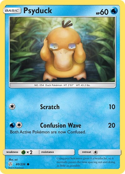 Psyduck (SM - Cosmic Eclipse) Near Mint