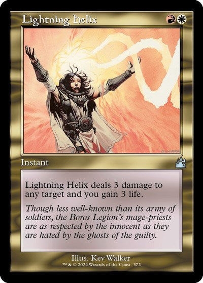 Lightning Helix (Retro Frame) (Ravnica Remastered) Light Play