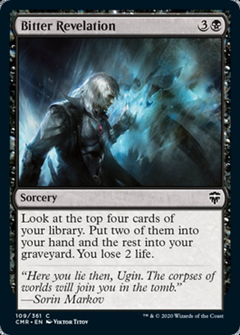 Bitter Revelation (Commander Legends) Light Play Foil