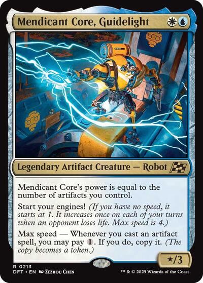 Mendicant Core, Guidelight (Aetherdrift) Near Mint Foil