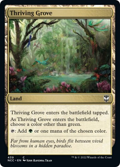 Thriving Grove (Commander: Streets of New Capenna) Light Play