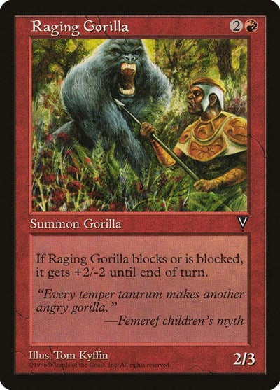 Raging Gorilla (Visions) Light Play
