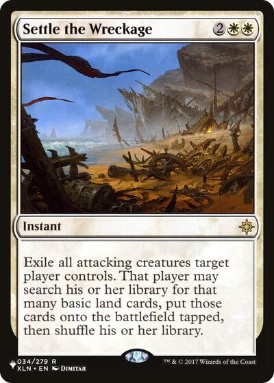 Settle the Wreckage (The List) Near Mint