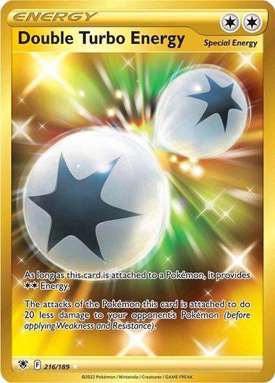 Double Turbo Energy (Secret) (SWSH10: Astral Radiance) Near Mint Holofoil
