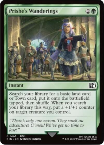 Prishe's Wanderings (Universes Beyond: FINAL FANTASY) Near Mint Foil