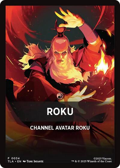 Roku Theme Card (Avatar: The Last Airbender) Near Mint