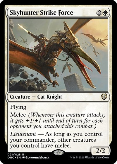 Skyhunter Strike Force (Commander: Phyrexia: All Will Be One) Light Play