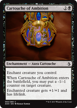 Cartouche of Ambition (Amonkhet) Light Play Foil
