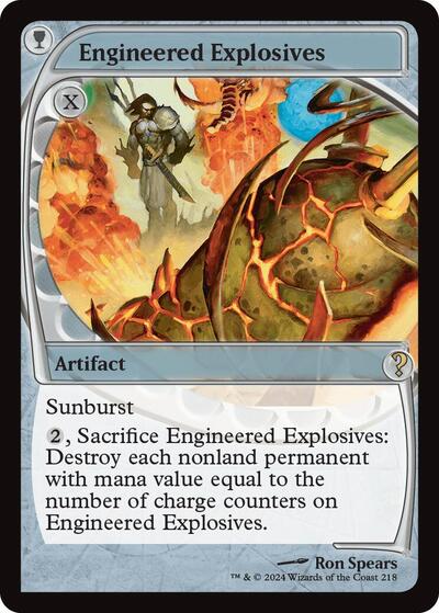 Engineered Explosives (Future Sight) (Mystery Booster 2) Near Mint