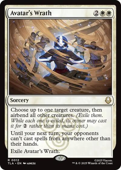 Avatar's Wrath (Avatar: The Last Airbender) Near Mint Foil