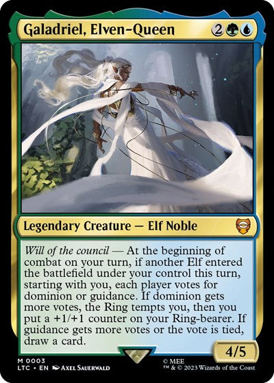 Galadriel, Elven-Queen (Commander: The Lord of the Rings: Tales of Middle-earth) Light Play