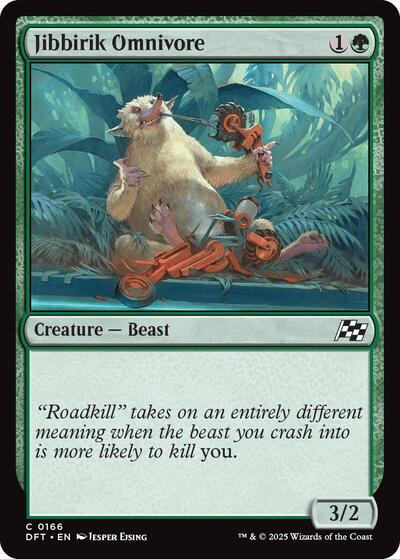 Jibbirik Omnivore (Aetherdrift) Light Play Foil