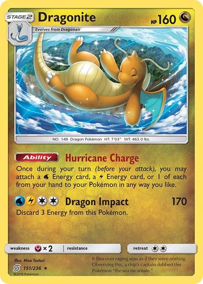 Dragonite (SM - Unified Minds) Near Mint
