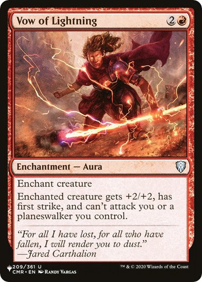 Vow of Lightning (The List) Light Play