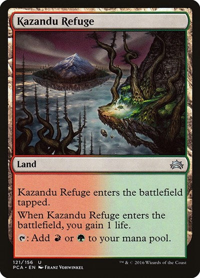 Kazandu Refuge (Planechase Anthology) Light Play
