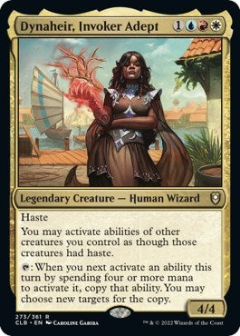 Dynaheir, Invoker Adept (Commander Legends: Battle for Baldur's Gate) Near Mint Foil
