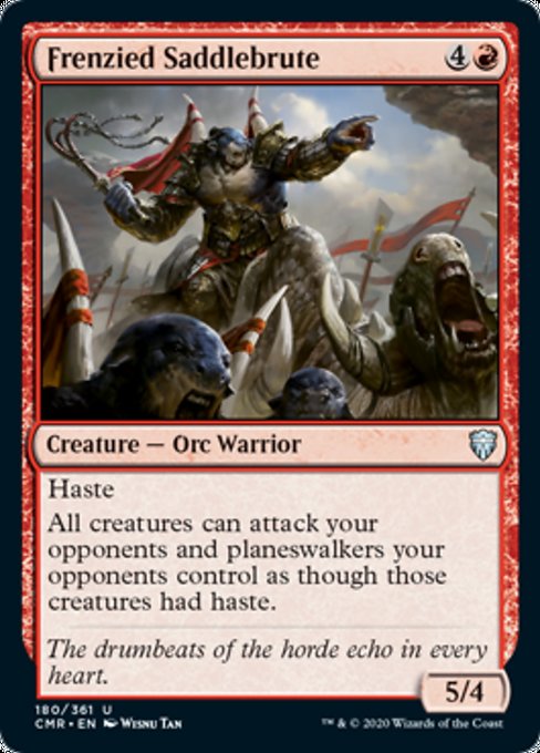 Frenzied Saddlebrute (Commander Legends) Near Mint