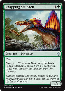 Snapping Sailback (Ixalan) Light Play