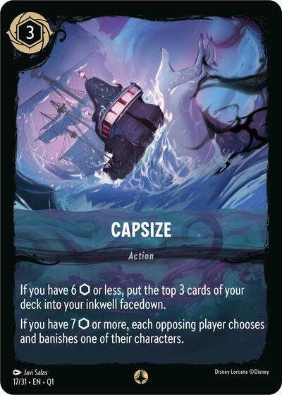 Capsize (Illumineer's Quest: Deep Trouble) Near Mint