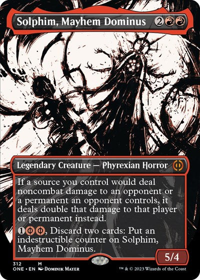 Solphim, Mayhem Dominus (Showcase) (Phyrexia: All Will Be One) Near Mint