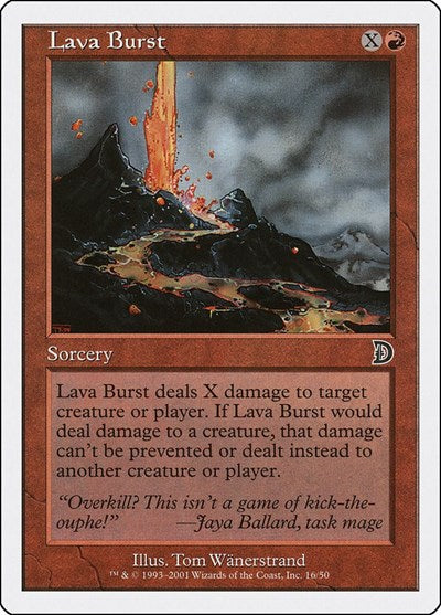 Lava Burst (Promos: Deckmasters Garfield vs Finkel) Light Play