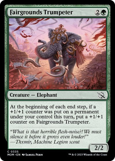 Fairgrounds Trumpeter (March of the Machine) Light Play Foil