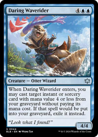 Daring Waverider (Bloomburrow) Near Mint Foil
