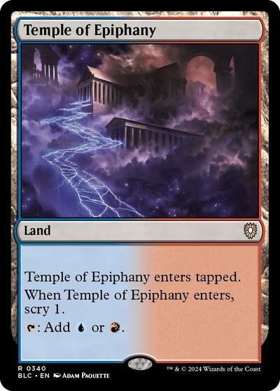 Temple of Epiphany (Commander: Bloomburrow) Light Play