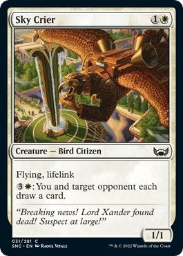 Sky Crier (Streets of New Capenna) Light Play Foil