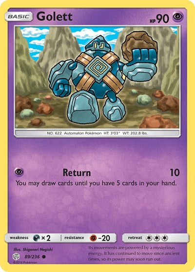 Golett (SM - Cosmic Eclipse) Near Mint Reverse Holofoil